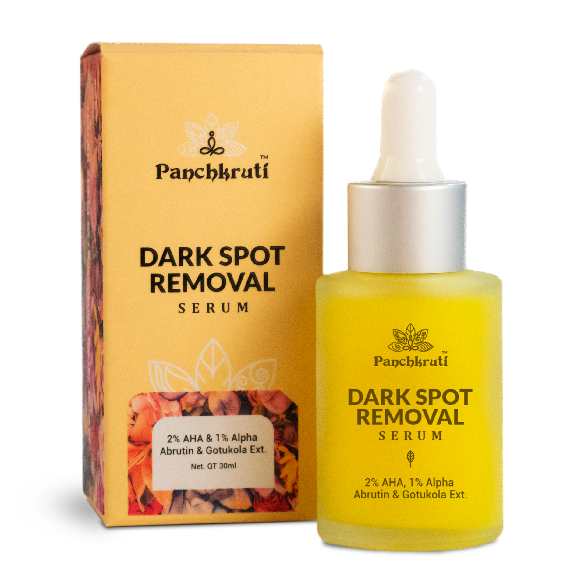 Panchkruti Dark Spot Removal Serum With Glycolic Acid, Alpha Arbutin & Gotu Kola Ext.