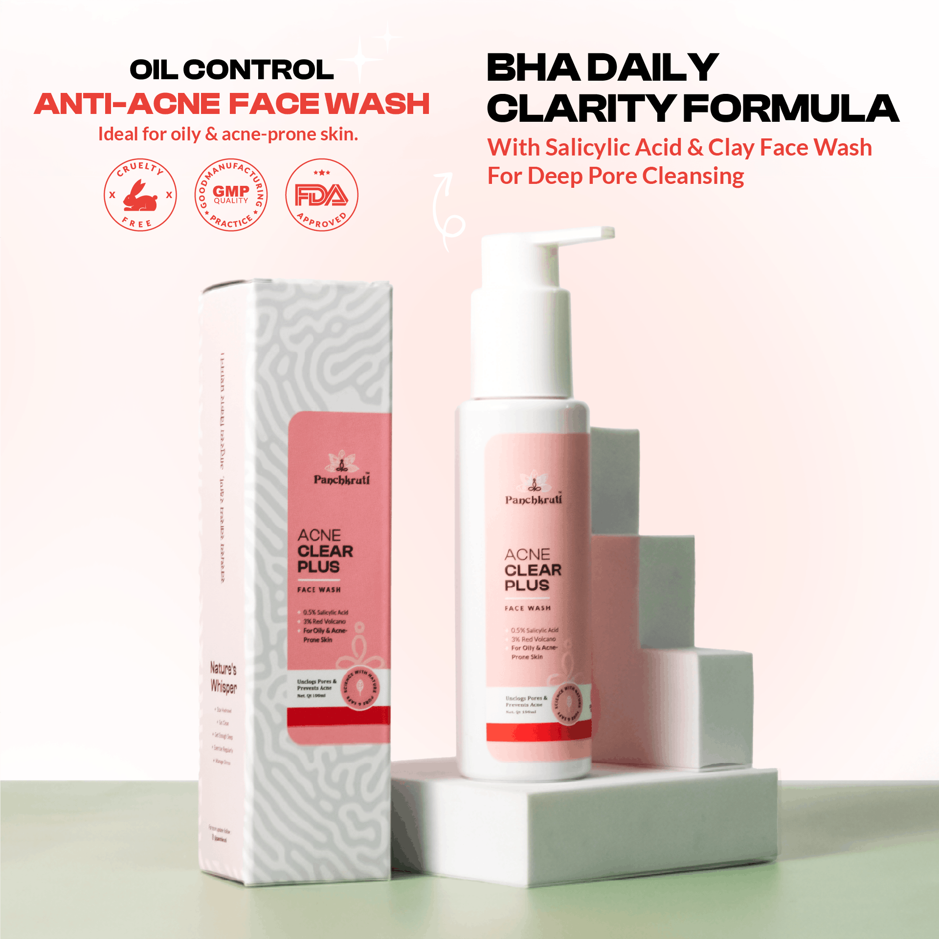 Anti-Acne Facewash With BHA