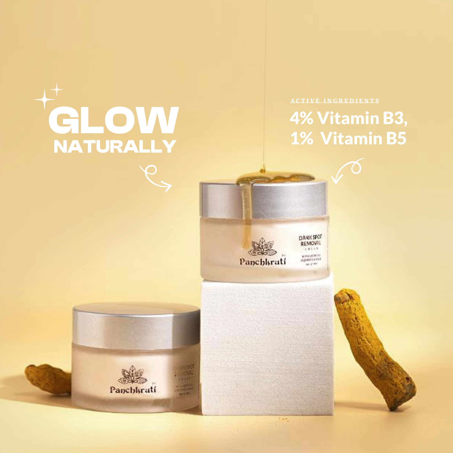 Dark Spot Removal Cream with Green Tea, Liquorice and Haldi