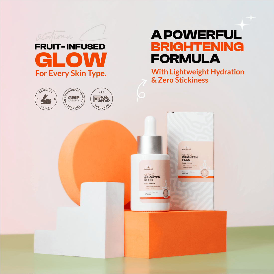 Panchkruti Vitamin C Face Serum With 7x Fruit Complex