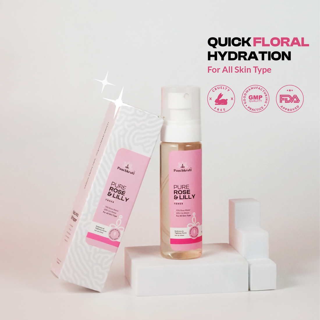 Panchkruti Rose & Lilly Face Toner