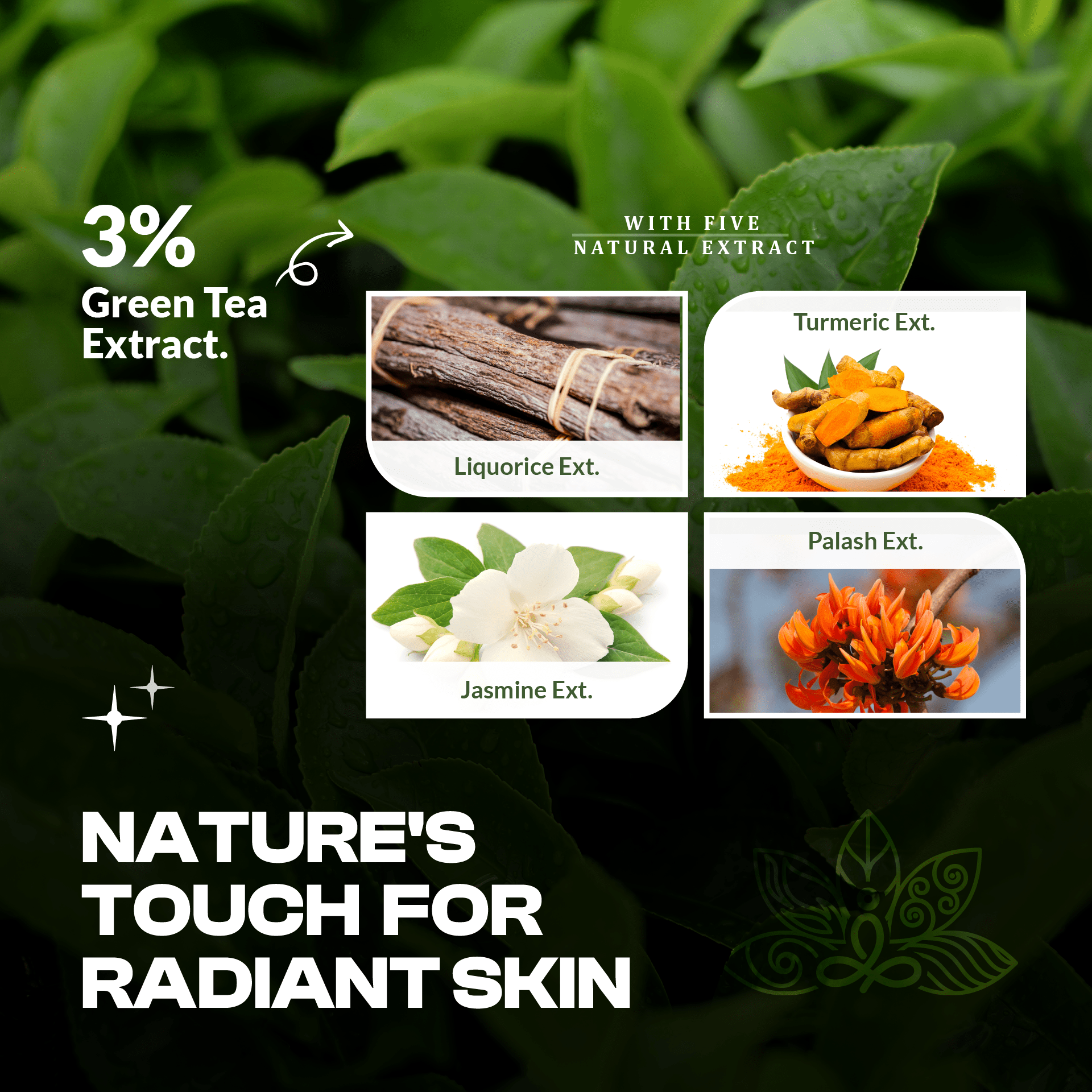 Dark Spot Removal Cream with Green Tea, Liquorice and Haldi