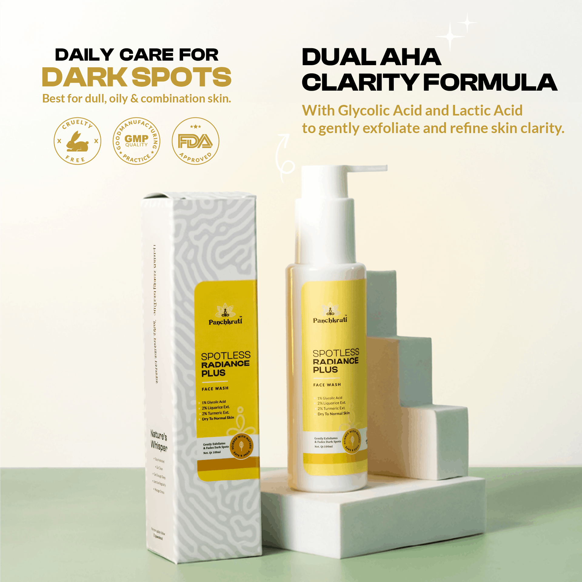 Dark Spot Removal Facewash with AHA