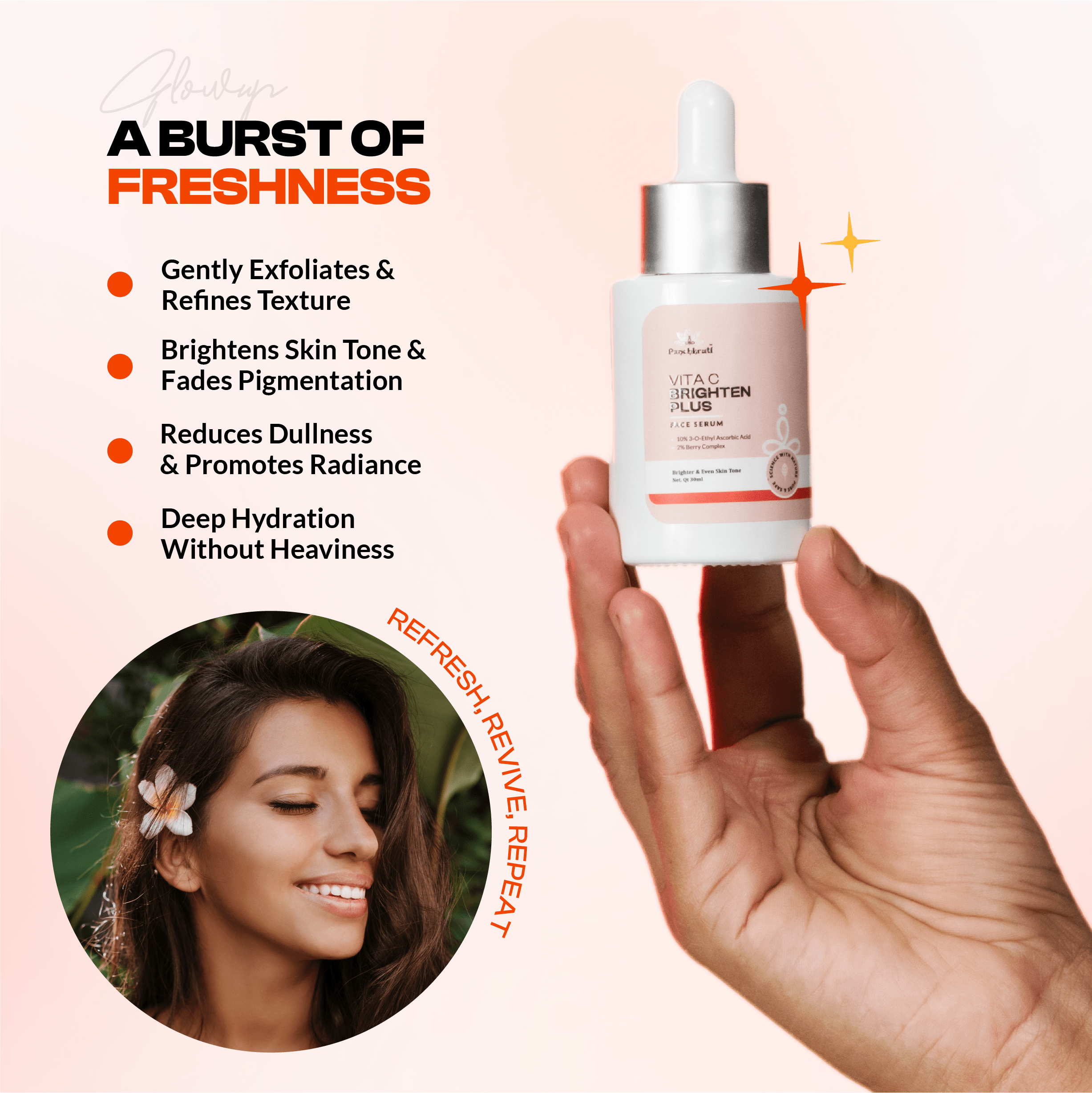 Panchkruti Vitamin C Face Serum With 7x Fruit Complex