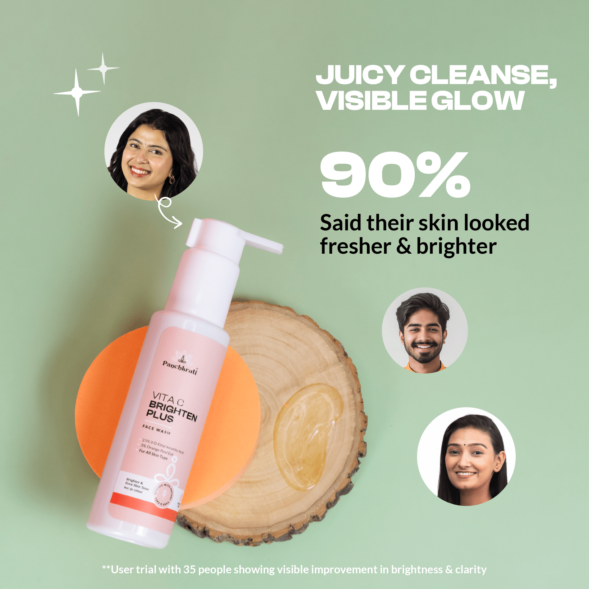 Panchkruti Vitamin C Facewash With 7x Fruit Complex