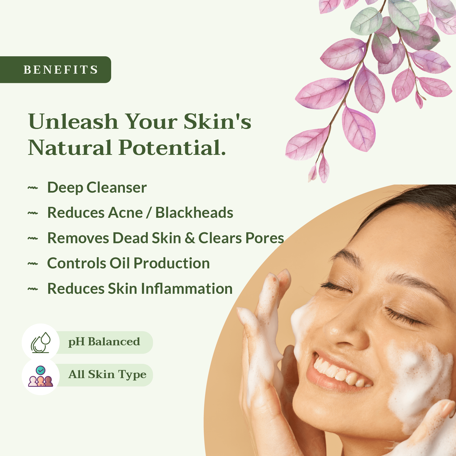 Anti-Acne Facewash With BHA