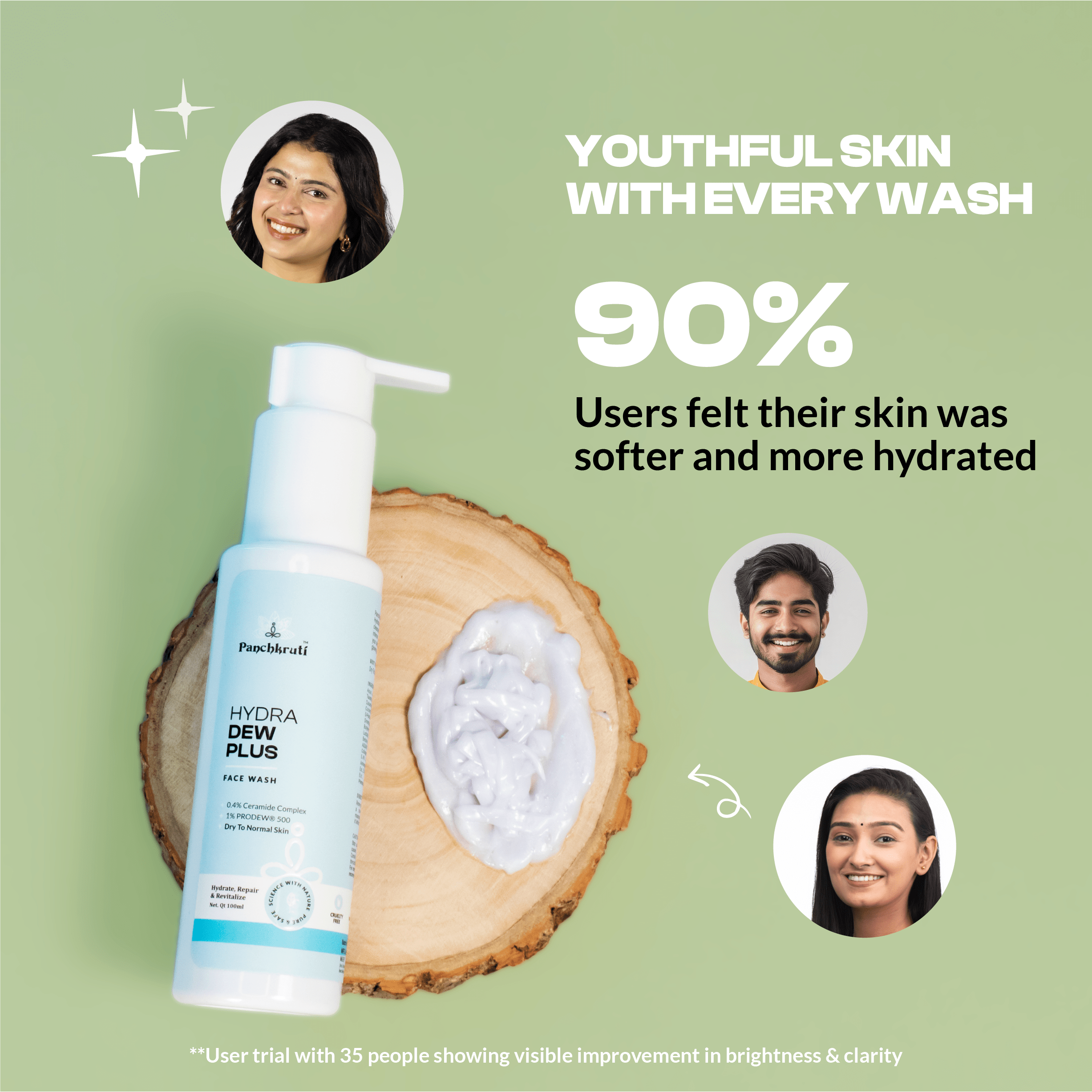 Panchkruti Hydrating Facewash With Ceramide Complex